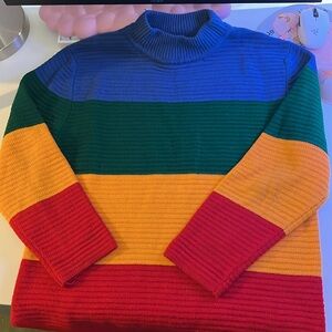 UNIF rainbow sweater XS